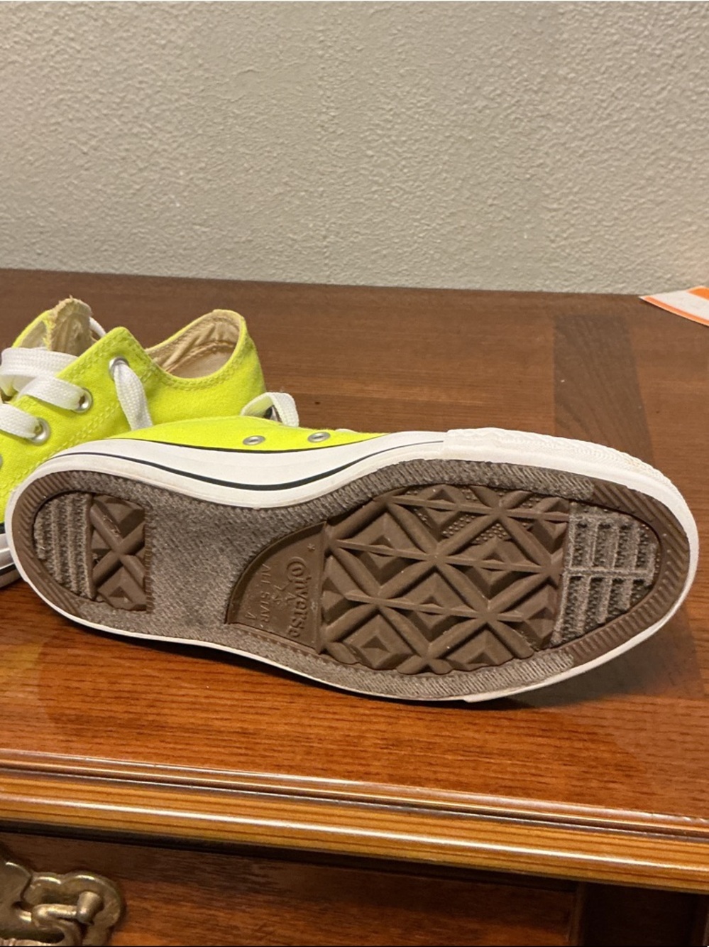 Converse Unisex CT All Star OX 170156F Yellow Casual Shoes Sneakers Size M 4 W6 - Picture 9 of 10